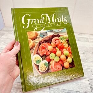 1985 Salad Menus Great Meals in Minutes Time-Life Books Cookbook‎ HC Vtg
